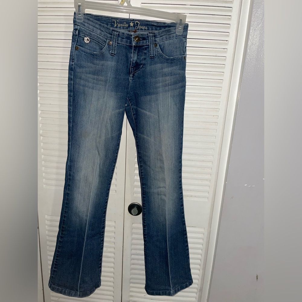 Vanilla Star Bootcut Denim Jean Pants Size 7/25W Junior’s Blue